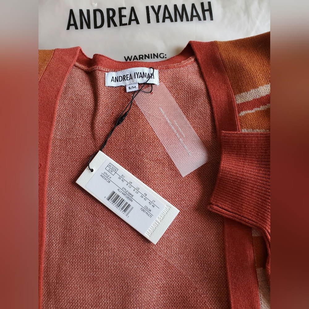 Andrea Lyamah Ally Caro Knit Print Cardigan - Picture 5 of 11